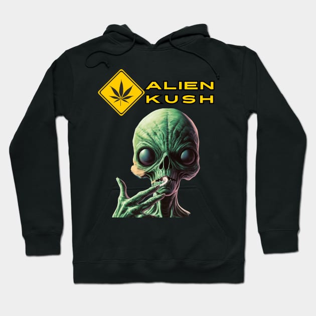 Alien Kush Zone Hoodie by FrogandFog